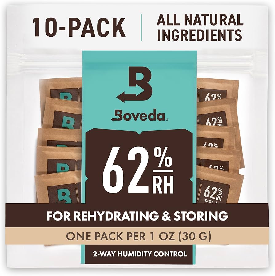 Amazon.com: Boveda 62% RH Size 8-10 Pack Two-Way Humidity Control Amazon.com: Boveda 62% RH Size 8-10 Pack Two-Way Humidity Control