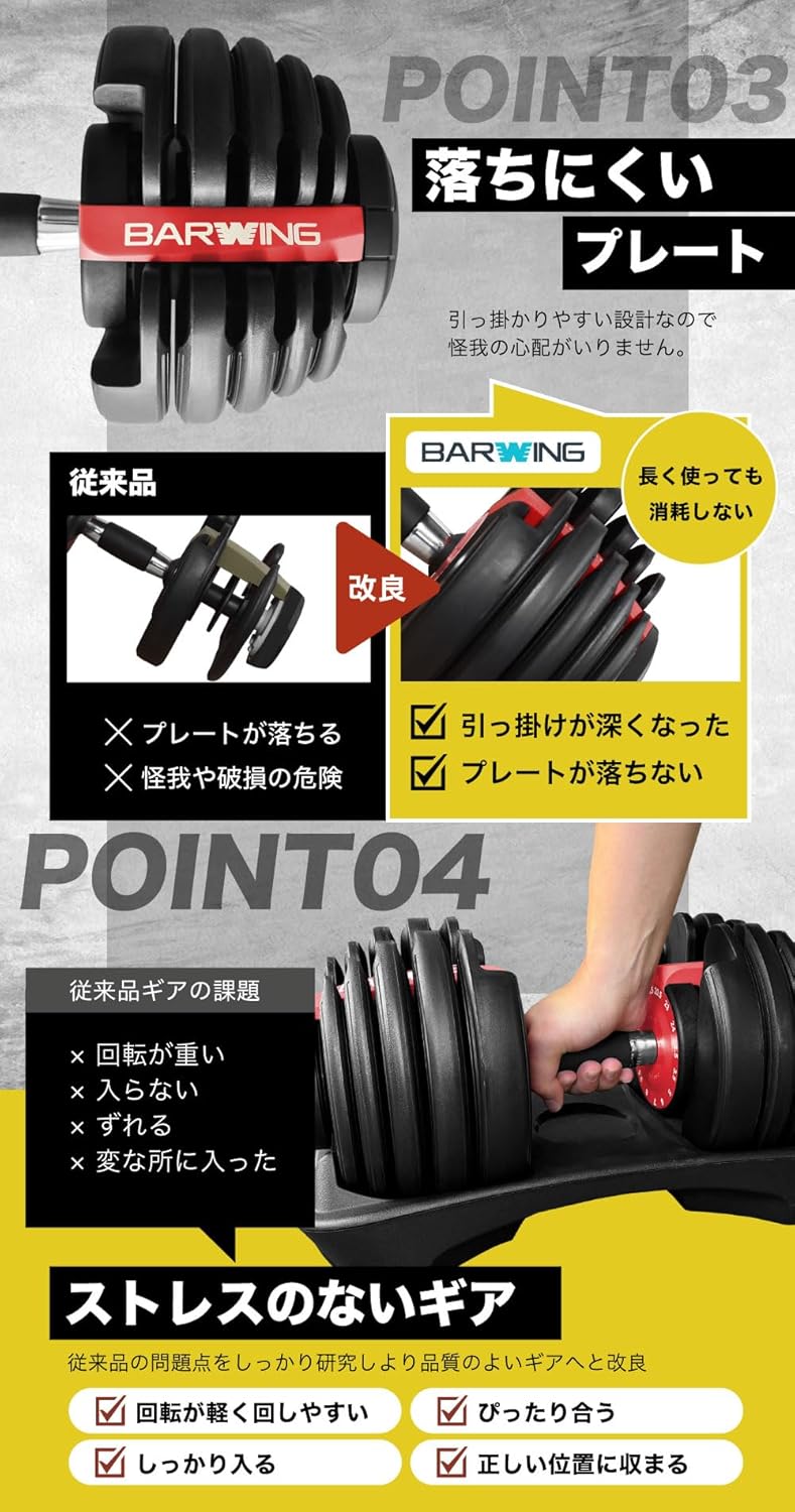 調整可能ダンベルセット 24kg(直接引き取りのみ) Amazon | ダンベル