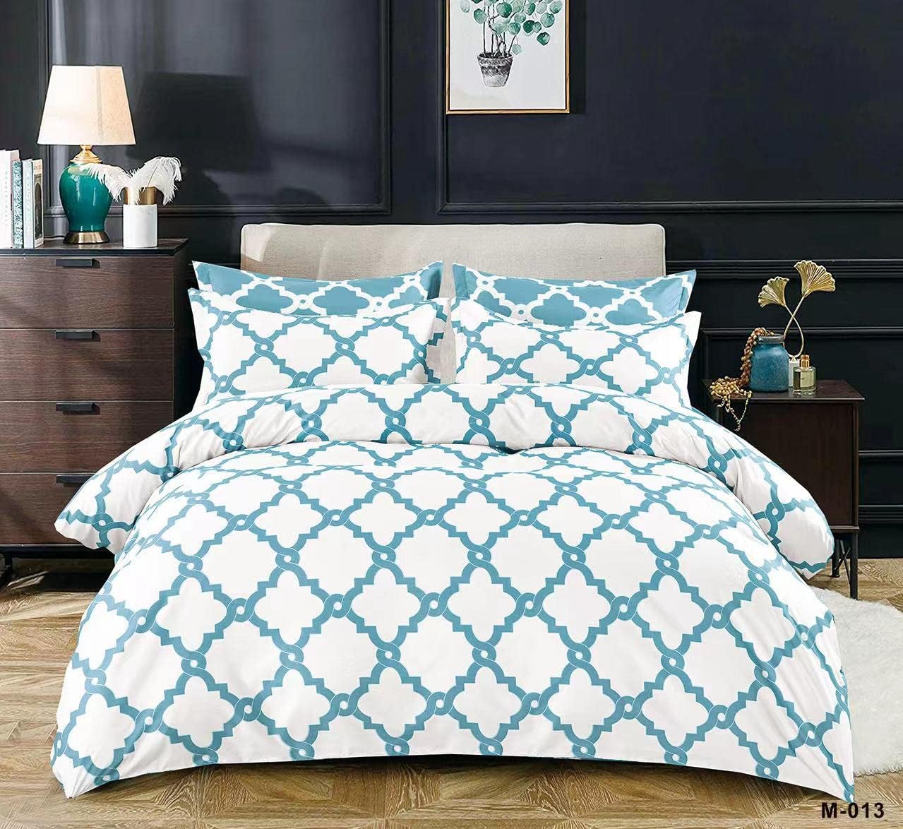 MMMM King size Set High Cotton Quality Bedding Duvet Cover Set