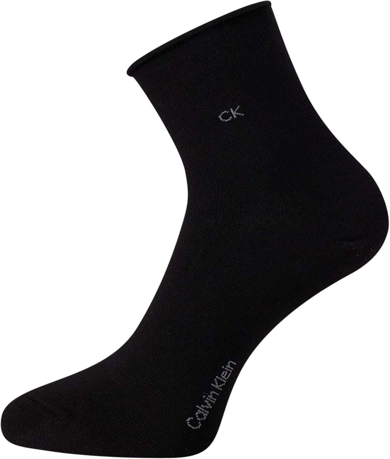 Calvin Klein Womens Crew Socks - 6 Pack Casual Calf Length Soft Cotton Blend Roll Cuff Mini Crew Dress Socks for Women - Image 5