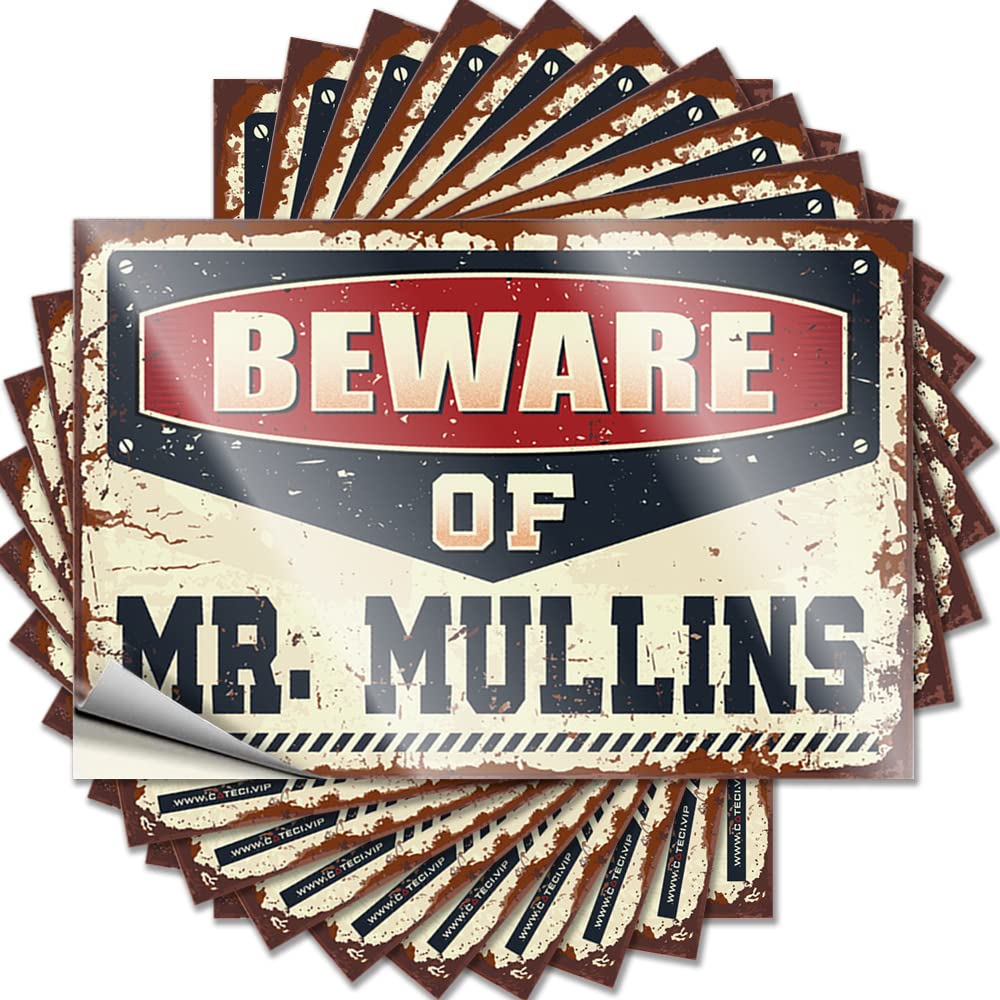 Rv Decor Sets Decals Window | Beware of Mr. Mullins Custom Billiards Sticker Pack(8X12CM)