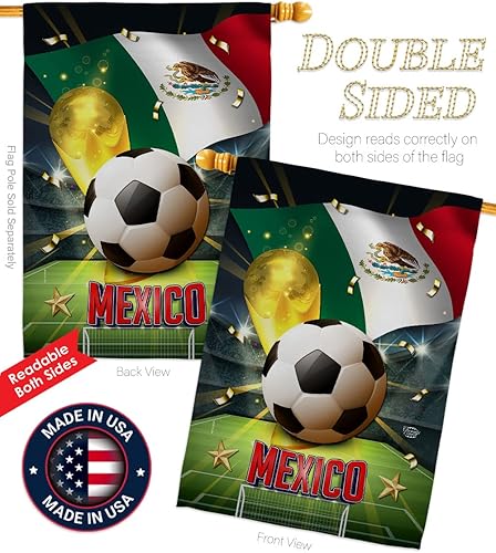 Miniatura 3 de Cartel de decoración del hogar de la Copa México para decoración del hogar, decoración de habitación, patio, porche, césped, jardín, bandera, poste,