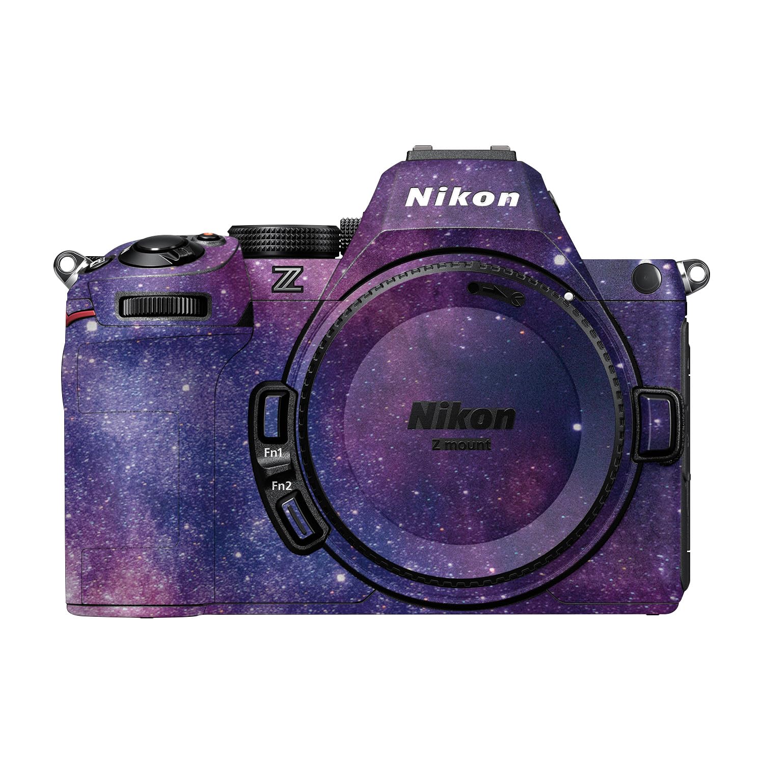 Camera Skin Compatible with Nikon Z5 II (2025) - Violet Stars - Premium 3M Vinyl Protective Wrap Decal Cover - Easy to Apply | Crafted in the USA by MightySkins