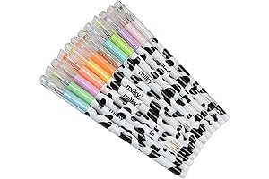 Yansanido Kawaii Cow Gel Pen Set