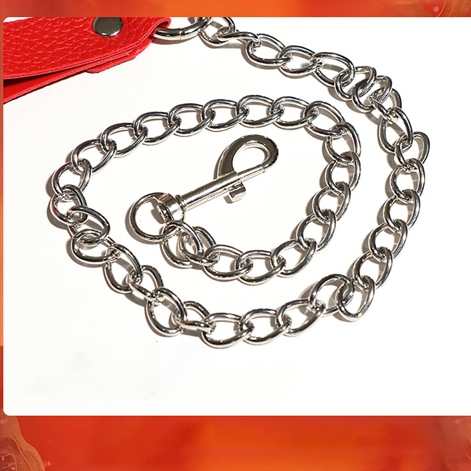 Collier Sexuel Avec Laisse Collier Ajustable En Cuir PU Avec Anneau En Forme De Cœur Accessoires Bondage Jouets Sexuels Pour Couples