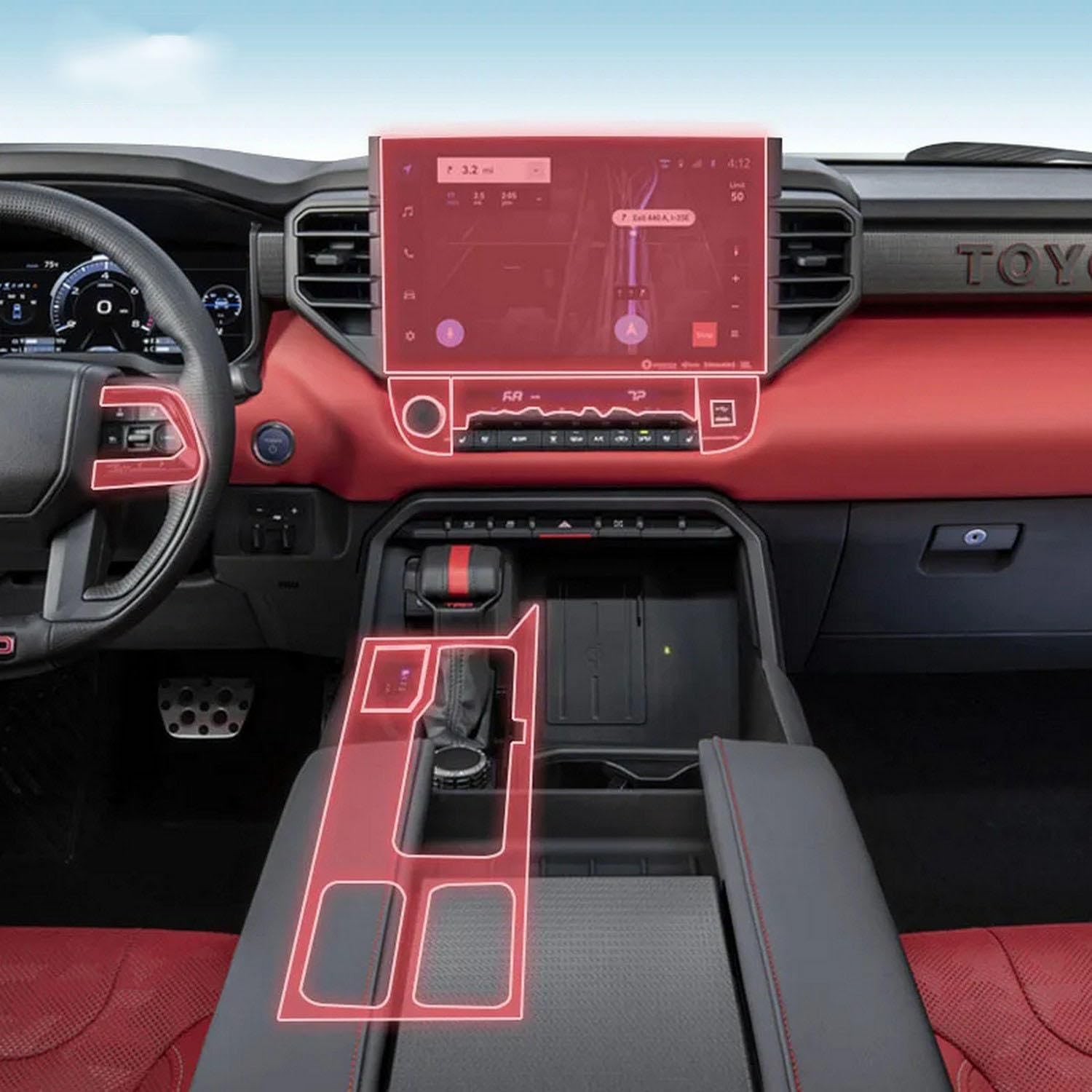 Film de protection TPU pour boîte Toyota Tundra : roulez l'esprit libre en famille
