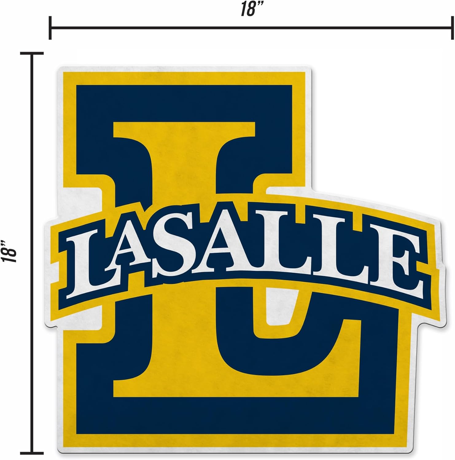 Rico Industries NCAA La Salle Explorers Shape Cut Pennant - Home and Living Room Décor - Soft Felt EZ to Hang - Image 4