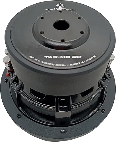 Miniatura 3 de Trinity 8 Subwoofer Dual 2 Ohm 1000W Audio para coche Negro TAS-M8-D2