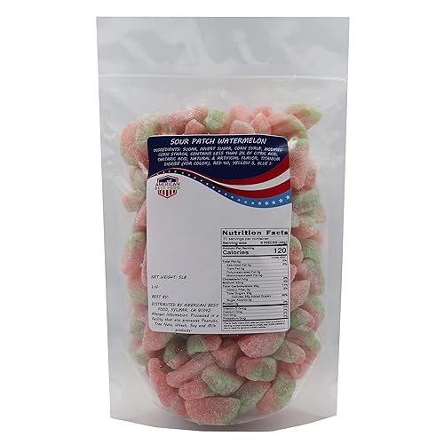 American Best Food Sour Patch Kids - Caramelos de goma de sandía (5 libras)