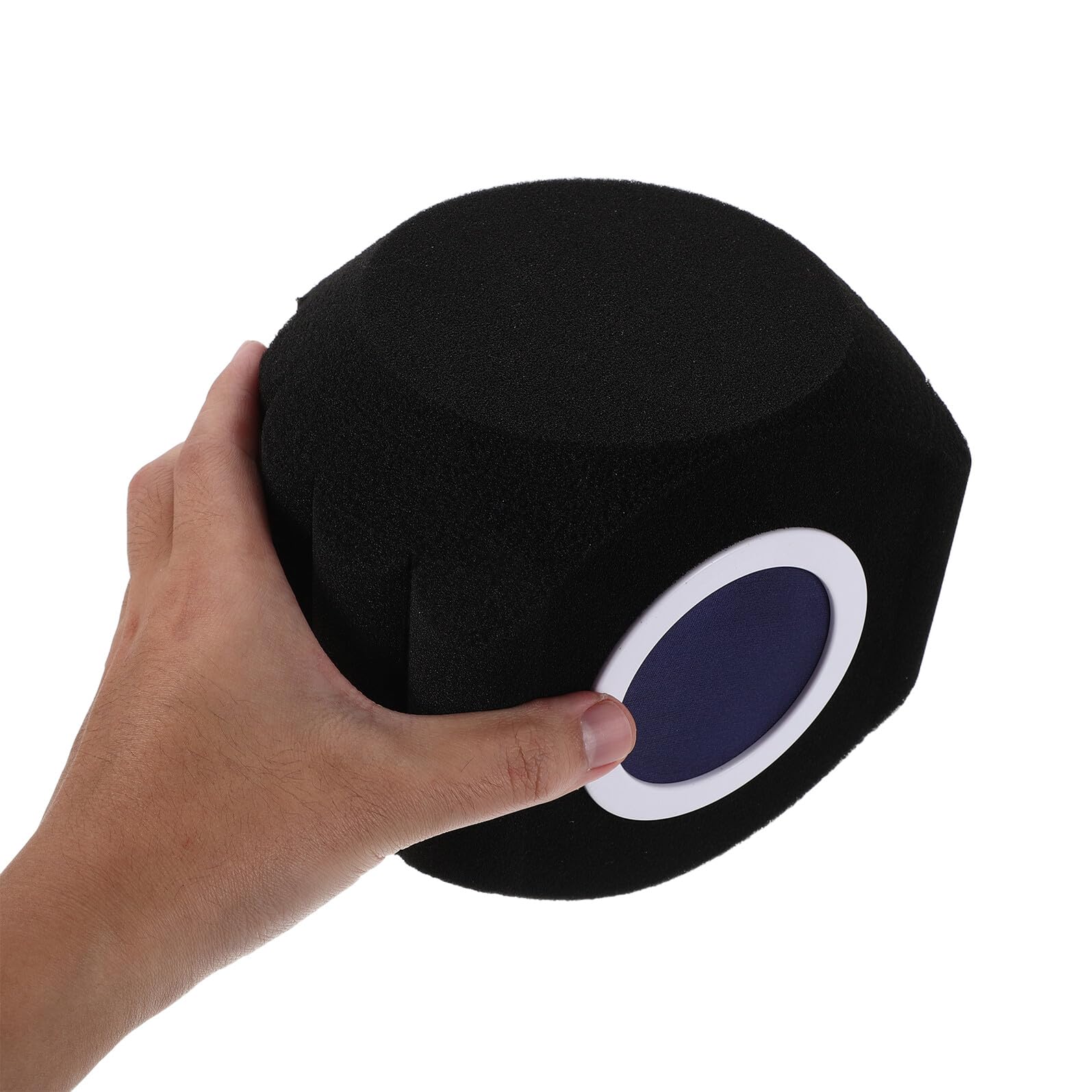 Escudo de Aislamiento de Sonido para Micrófono, Negro
