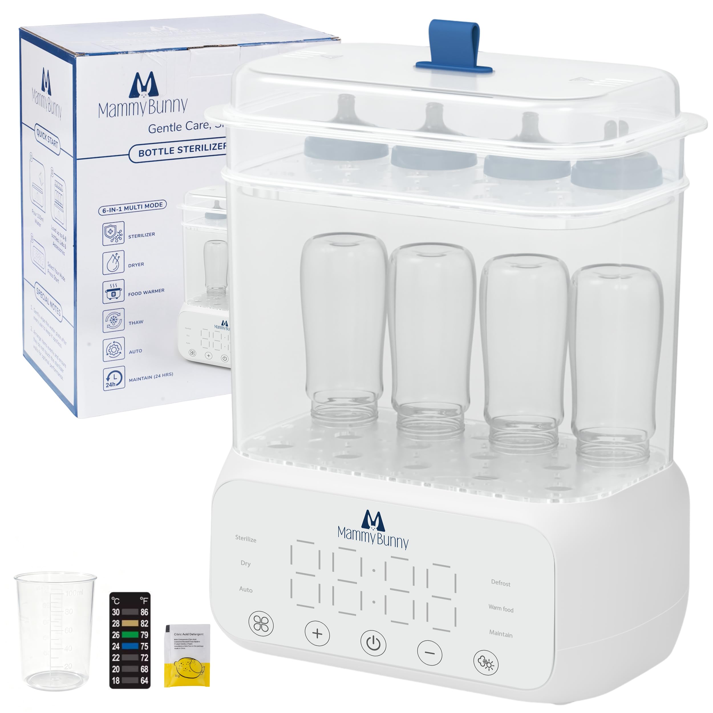 Mammy Bunny 3-in-1 Baby Bottle Sterilizer and Dryer