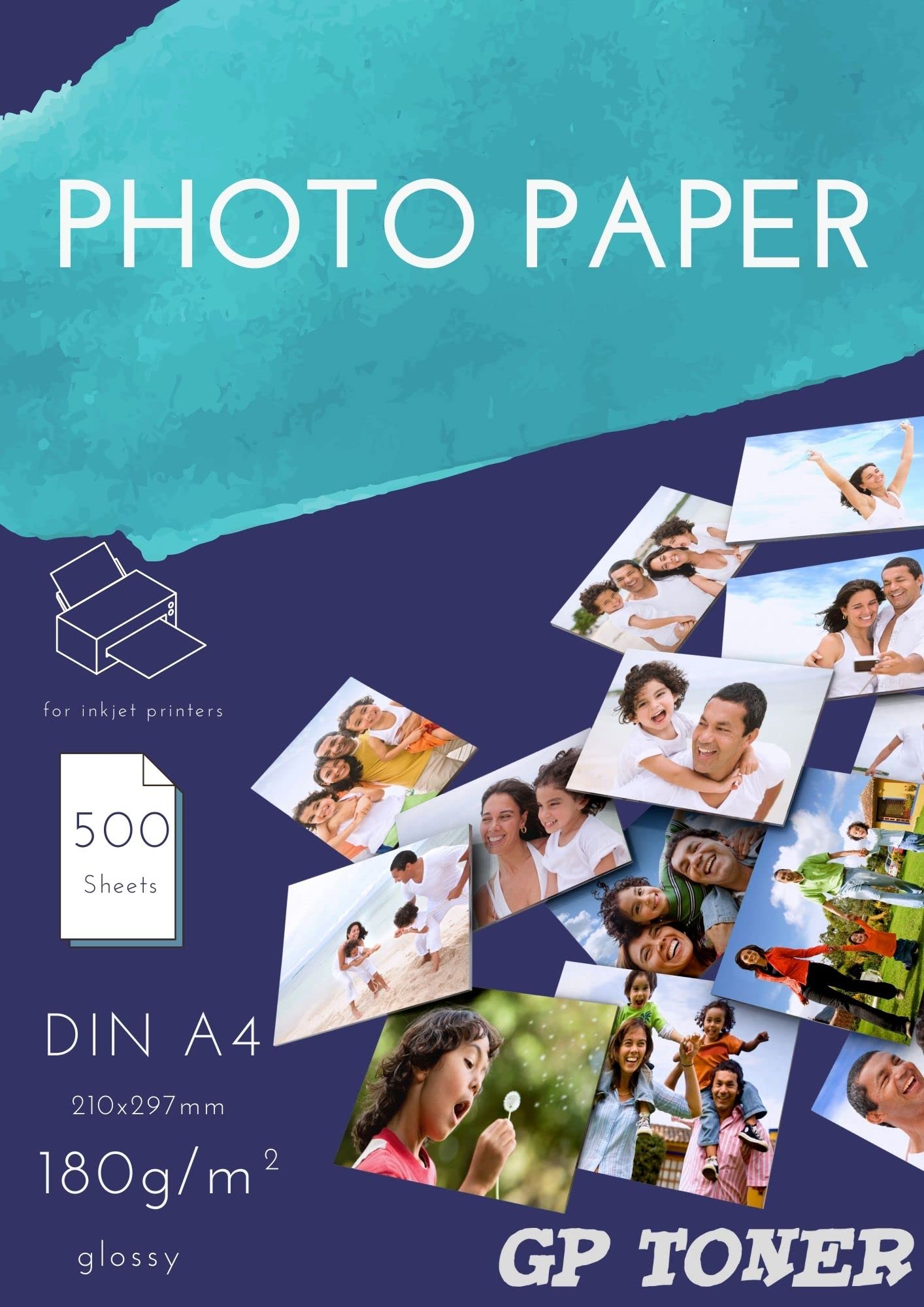 Fotopapier glänzend A4 180g 500 Stk.