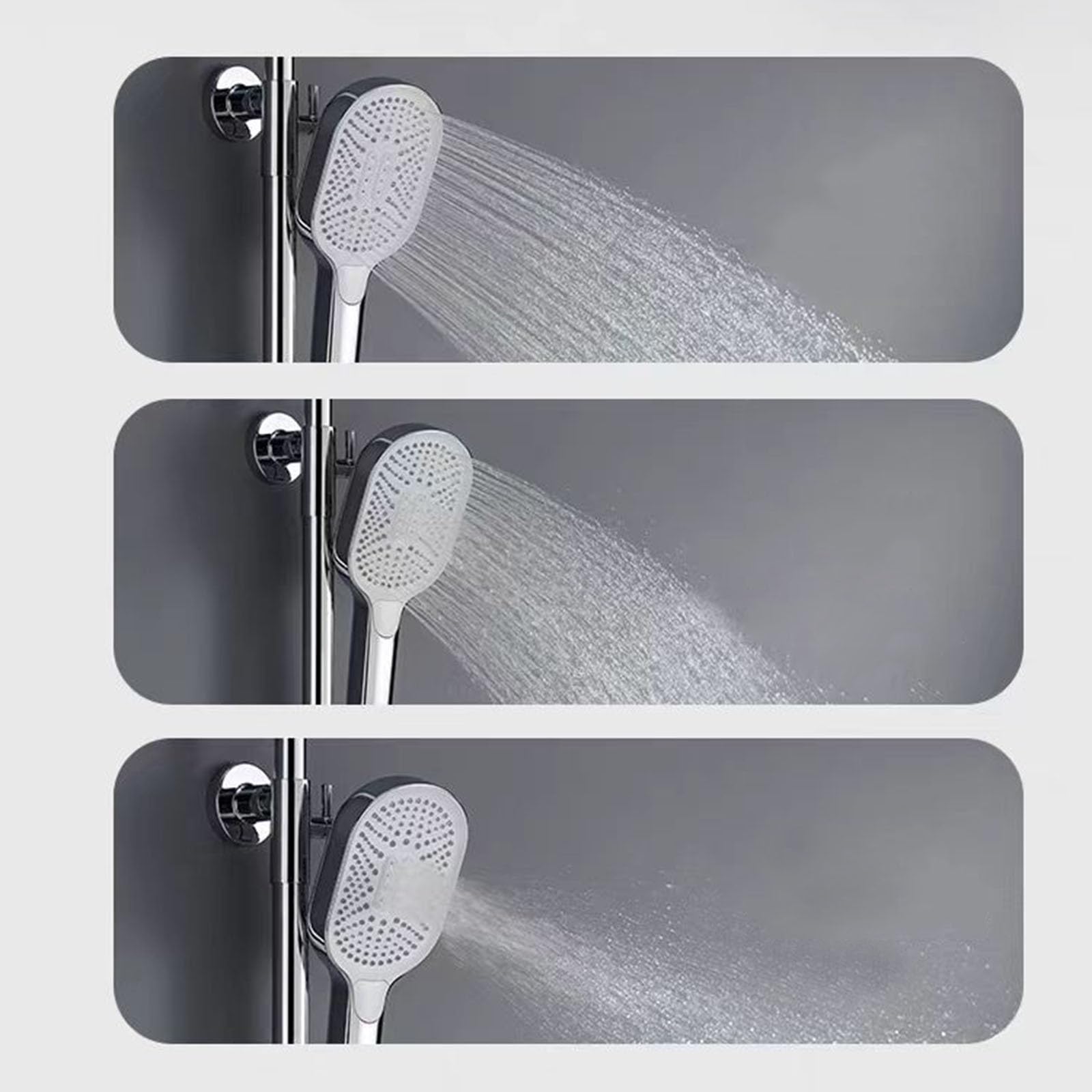 Columna Ducha Termostatica con Grifo Gris Pistola