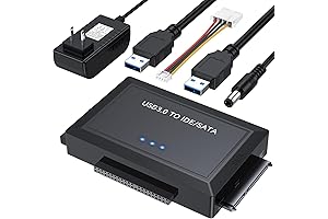 Hard Drive Reader SATA IDE to USB Adapter, USB 3.0 External Hard...