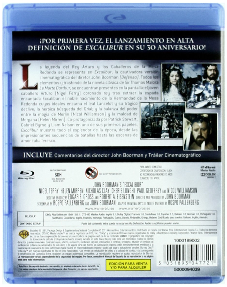 Excalibur [Blu-ray]