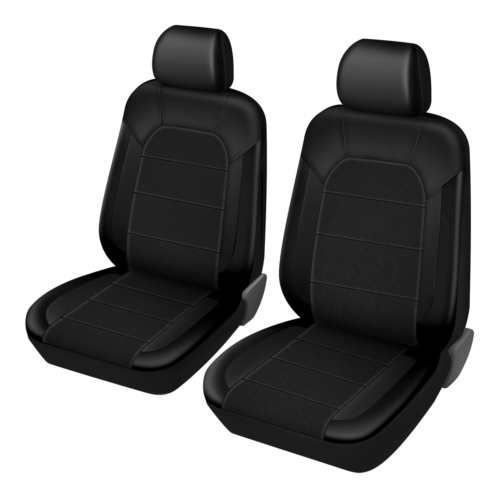 BAIEN 2pcs Car Seat Covers for Haval H2 (2015-2022), Front Seat Covers Comfortable Breathable Cushion Protectors Interior Accessories,Black