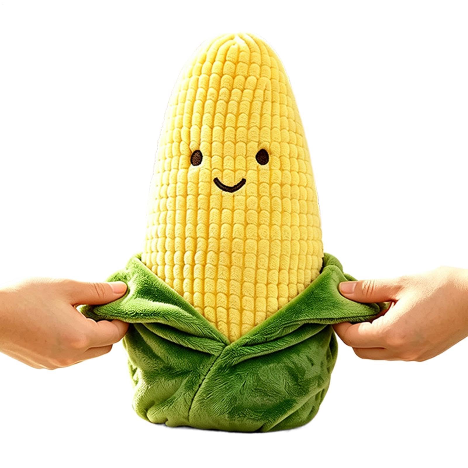 Interactive Music Plush Toy - Cute Sensory Touch Sensing Stuffed Corn