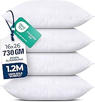 Vista 21 de Utopia Bedding - Relleno de almohadas decorativas (juego de 24, color blanco), almohadas de 16 x 16 pulgadas para sofá, cama y sofá de relleno