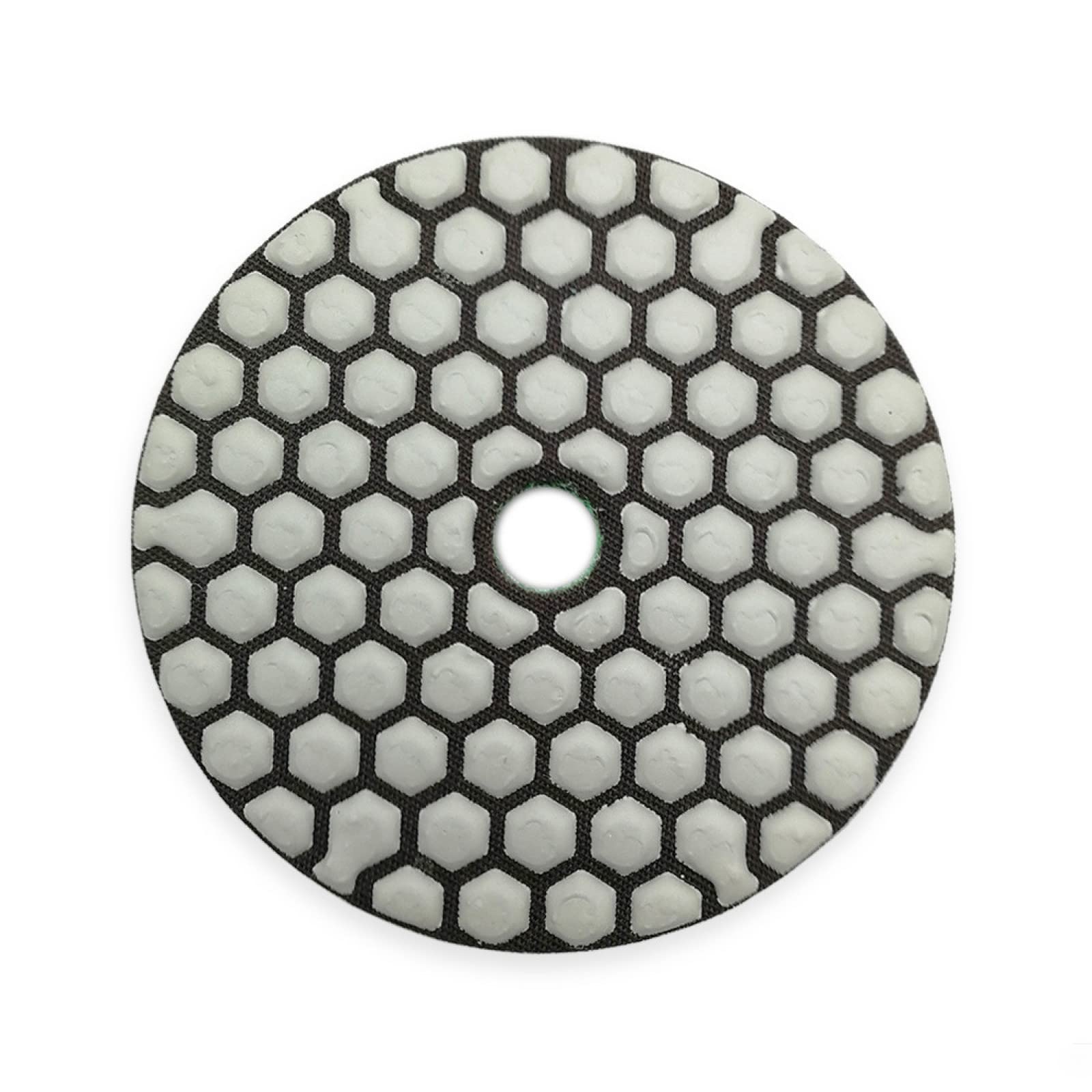 Almohadillas pulidoras de diamante, 6 piezas de almohadillas de pulido en seco de 4"/100 mm n.º 800, diámetro de 4 pulgadas, disco de lijado flexible de diamante con unión de resina