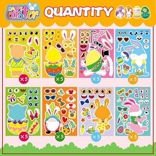 Miniatura 10 de 36 hojas de calcomanías de juegos de fiesta de Navidad para niños, haz tus propias calcomanías de Navidad, haz una calcomanía con Navidad, Papá