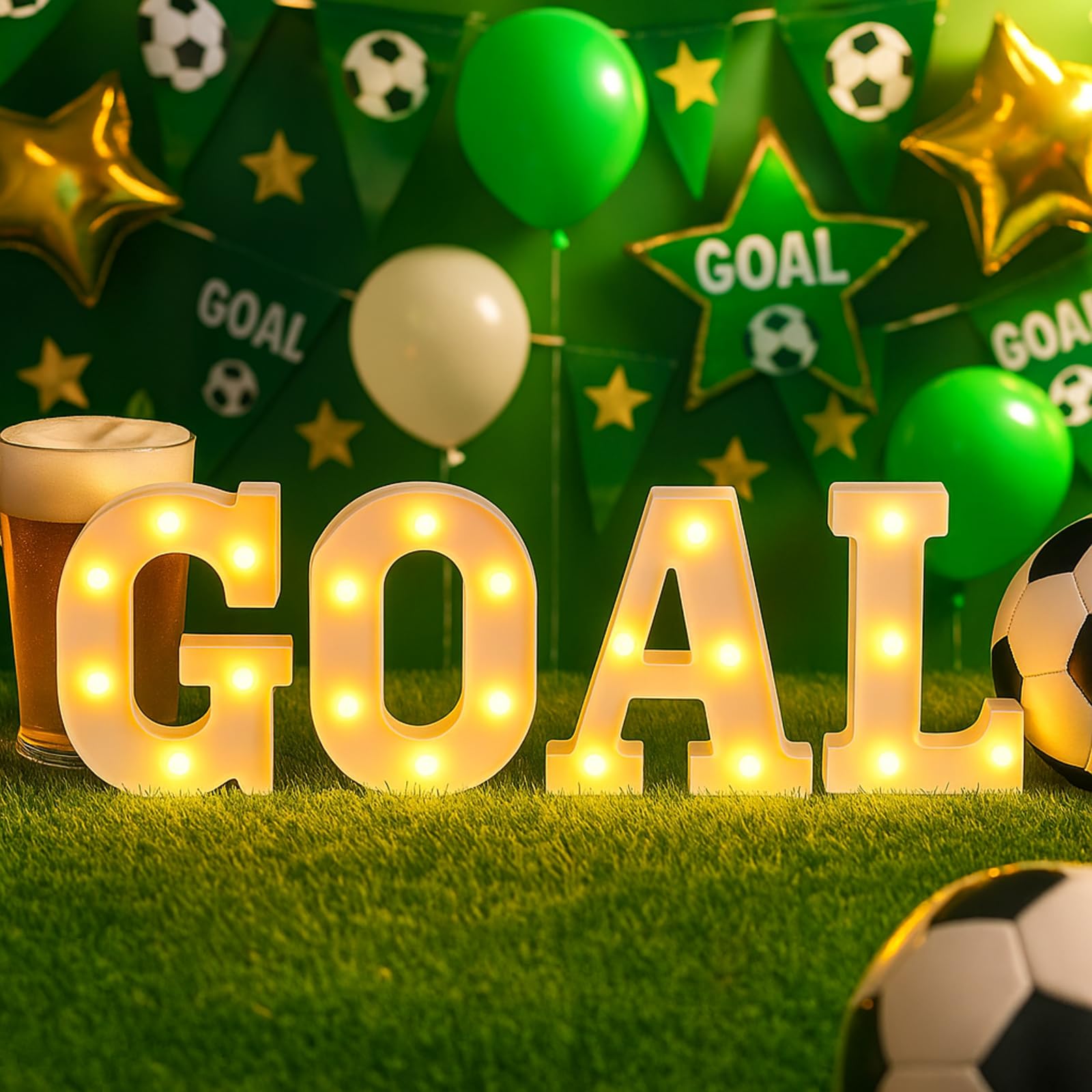 Photo 1 of Honoson Goal LED Letter Lights Sign
