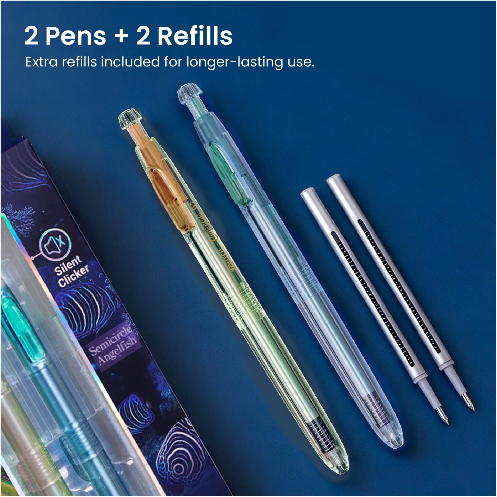 Amazon.co.jp: WRITECH ジェルペン 中字：蛍光ペンセット 0.7mm