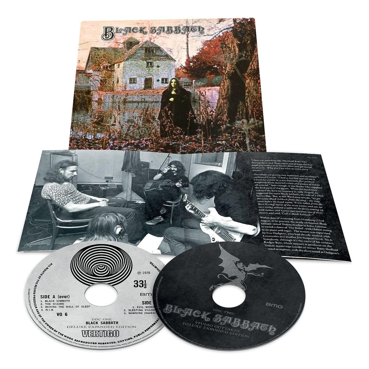 Black Sabbath Self-Titled double CD Europe BMG 2025 2CD deluxe edition in tri