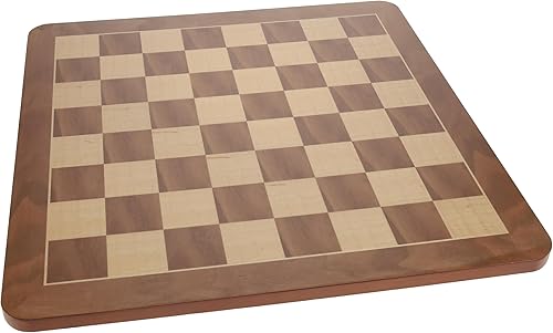 Juego de ajedrez de 19 pies de tablero de nogal