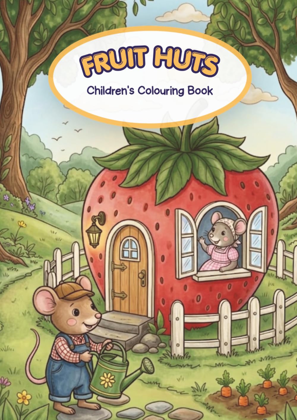 Fruit Huts: Children's Colouring Book