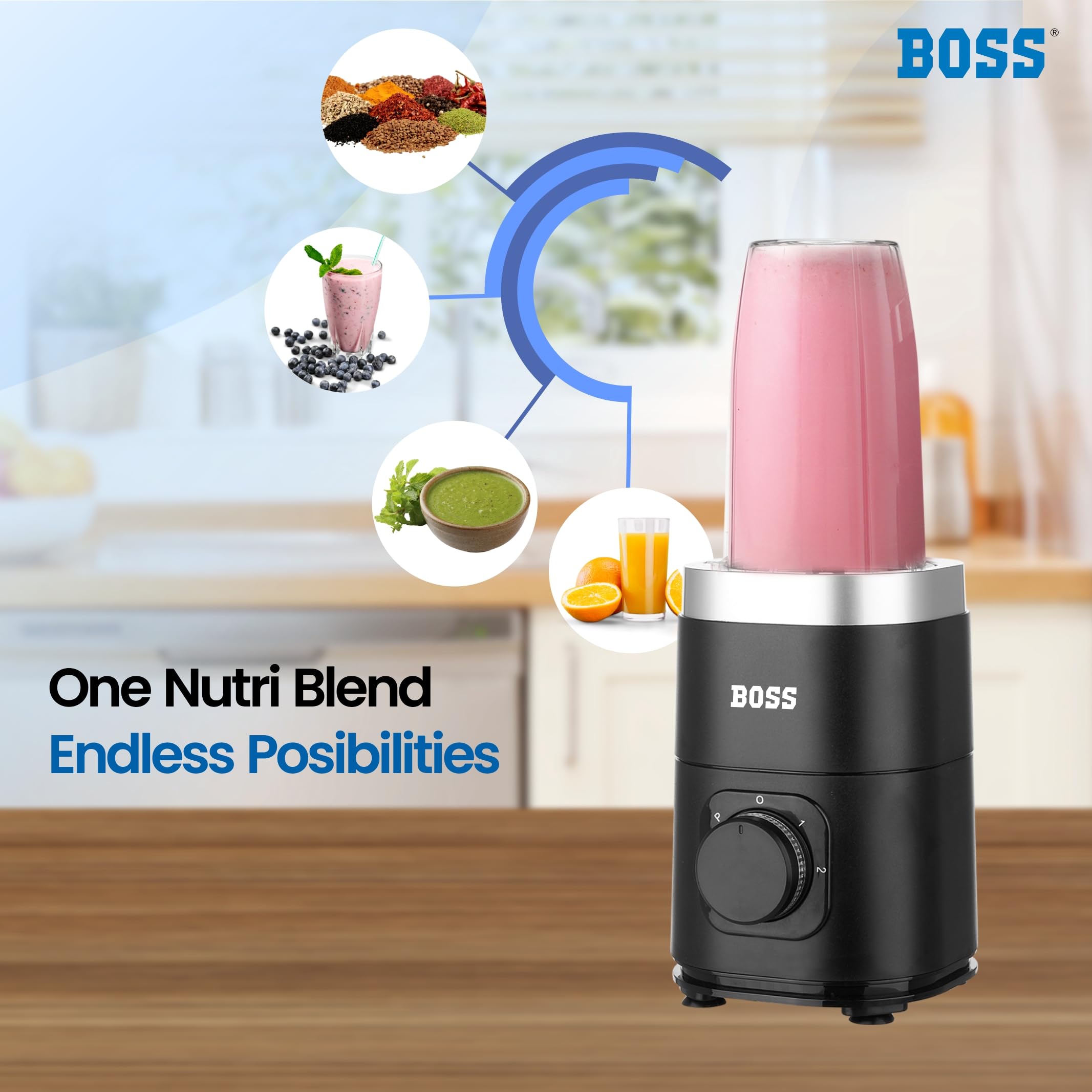 BOSS Nutri Neo Juicer Mixer - 800W, 3 Jars FREE SHIPPING -6 BOSS Nutri Neo Juicer Mixer - 800W, 3 Jars FREE SHIPPING -6
