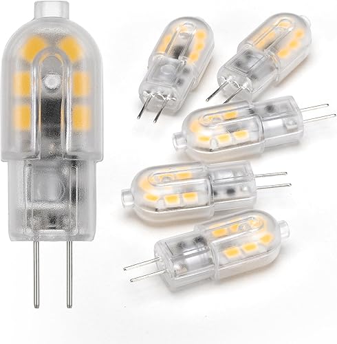 Miniatura 1 de SCHERARX Bombillas LED G4 de 1.5 W, T3, 20 W, repuesto de bombilla halógena CACC, 12 voltios, base bi-pin tipo JC, no regulable, blanco cálido 3000