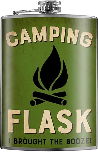 Vista 8 de Trixie & Milo - Regalo de Navidad para hombres y mujeres – Relleno de calcetines de pie grande de 8 onzas de acero inoxidable para licor – Viene