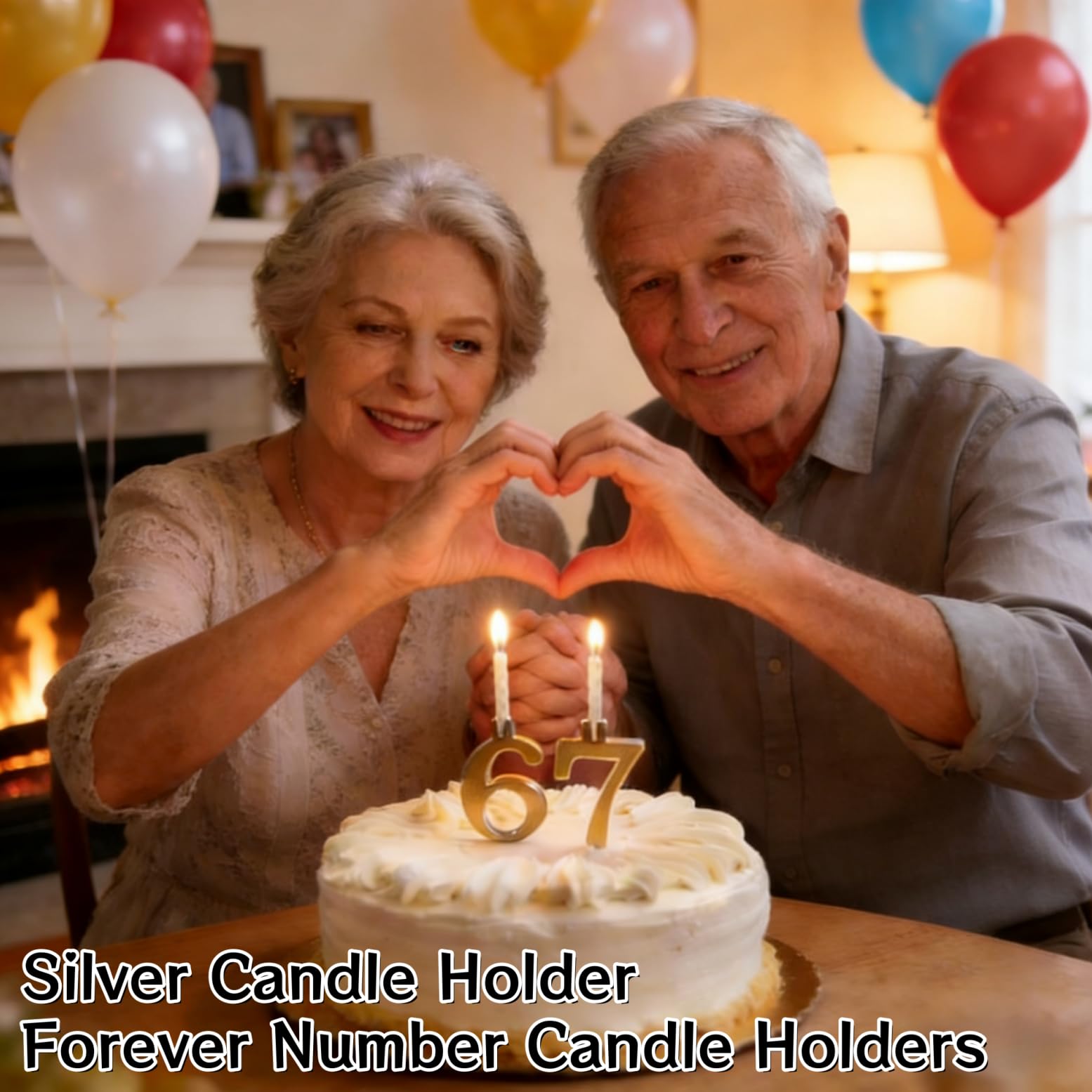 Ensemble de bougeoirs réutilisables en forme de chiffre de 0 à 9 en acier inoxydable argenté, support réglable et stable, accessoires de pâtisserie pour événements familiaux, fêtes à la maison (doré)
