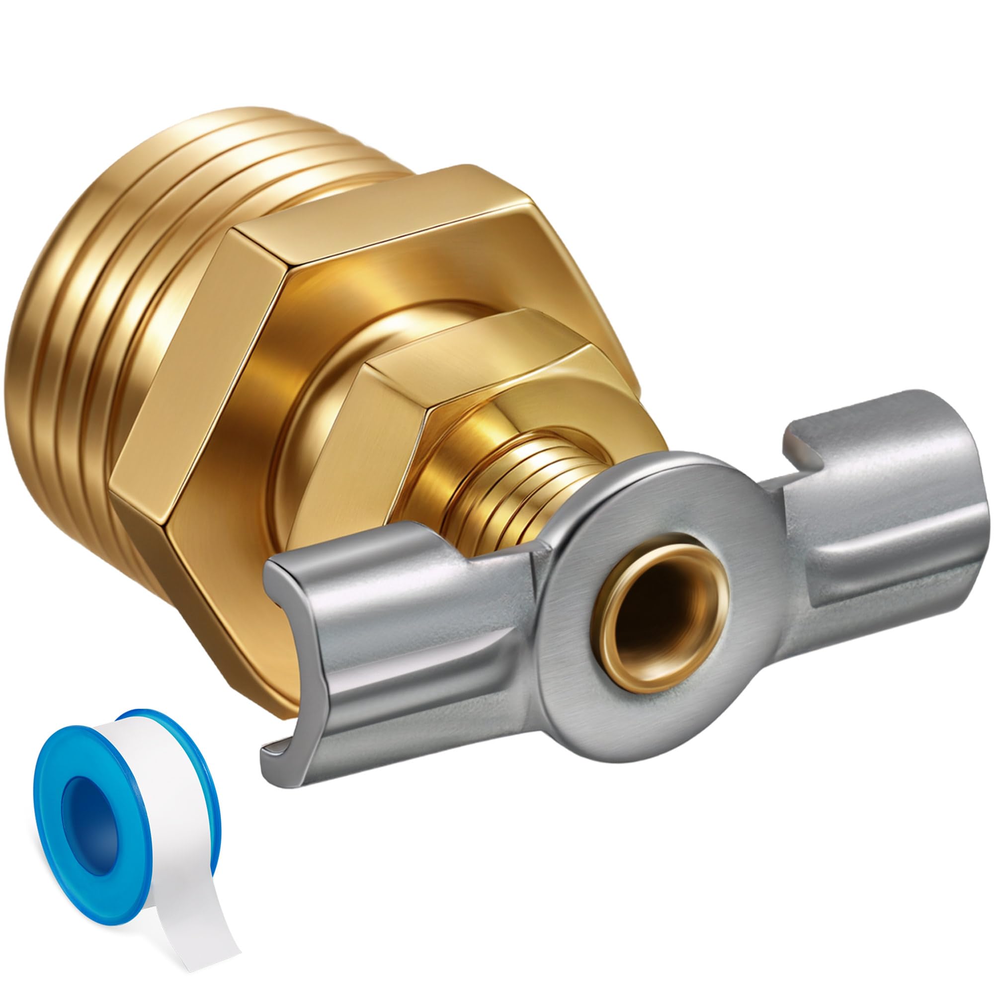 6-Pack RV Water Heater Drain Plugs With Tape (1/2