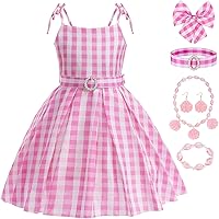 Vista 1 de Disfraz rosa para niñas pequeñas, vestido de muñeca de película para Halloween