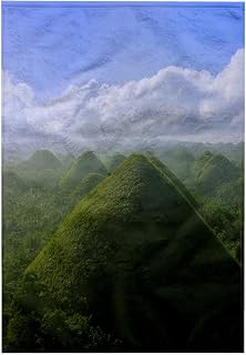 3dRose 15x22 Hand Towel - Chocolate Hills of Bohol Island, Philippines - AS29 KSU0026 - Keren Su Philippines