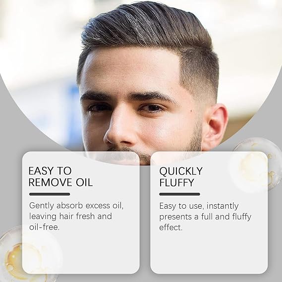 Volume Powder for Men - Hair Volume Powder - Strong Hold Hair Styling Powder Men - Instantly Adds Based Texture Powder Natural Ingredients Easy to Apply & Carry