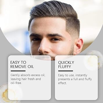 Volume Powder for Men - Hair Volume Powder - Strong Hold Hair Styling Powder Men - Instantly Adds Based Texture Powder Natural Ingredients Easy to Apply & Carry