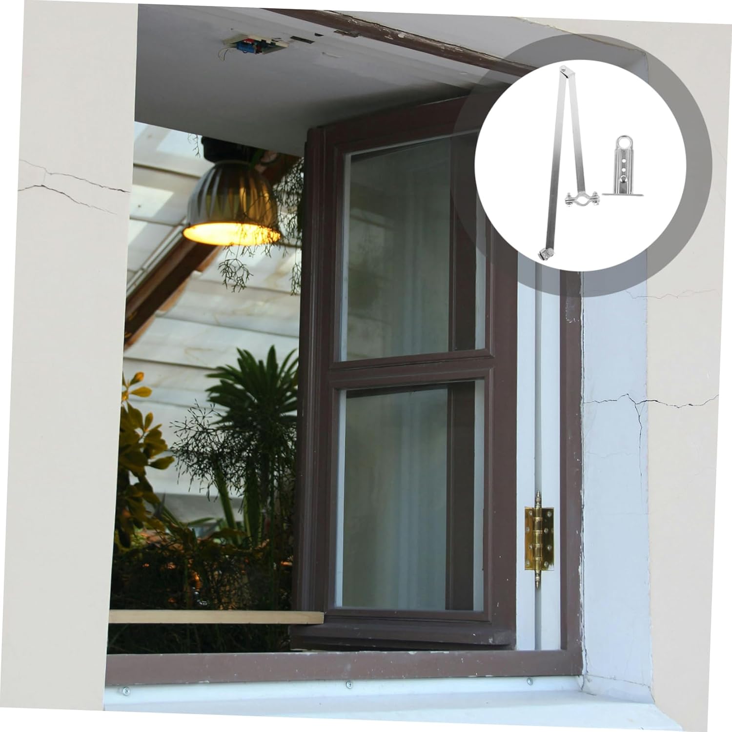 Gadpiparty 1set Automatic Window Crank Handle Hand- Vent Opener for for Easy and Enhanced Ventilation Configuration