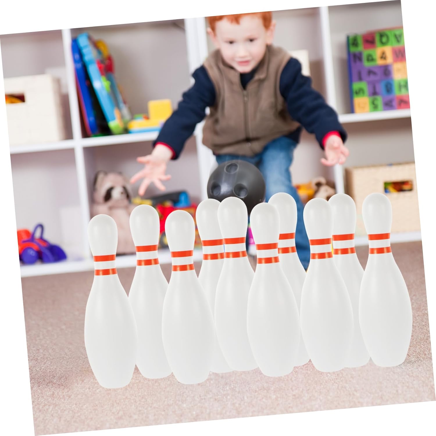 12pcs Bowling for Bowling Accessories Bowling Pins Balls Mini Game Inflatable Games Pinball Bowling for Outdoor Bowling Bowling Bowling/1418