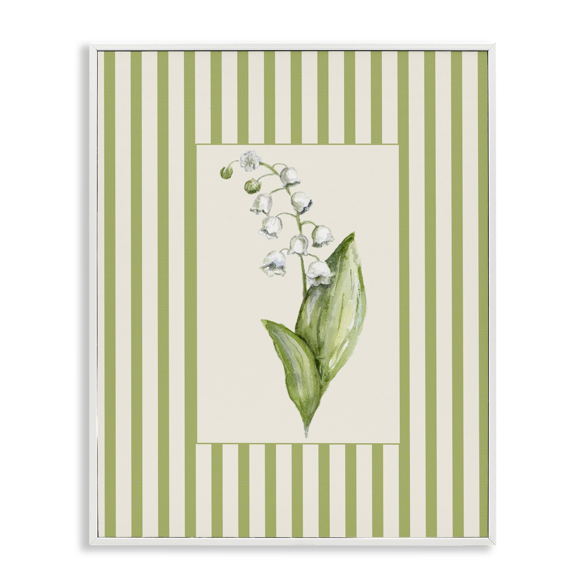 'Striped Lily Of The Valley'| Framed Giclee Art