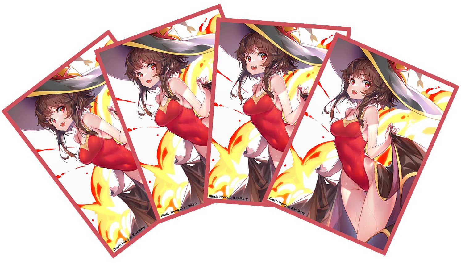 megumin card sleeves Bushiload Sleeve Collection High Grade Vol. 4467 KonoSuba: God's Blessing on this Wonderful World! 3 『 Megumin 』 SwimSuit Ver