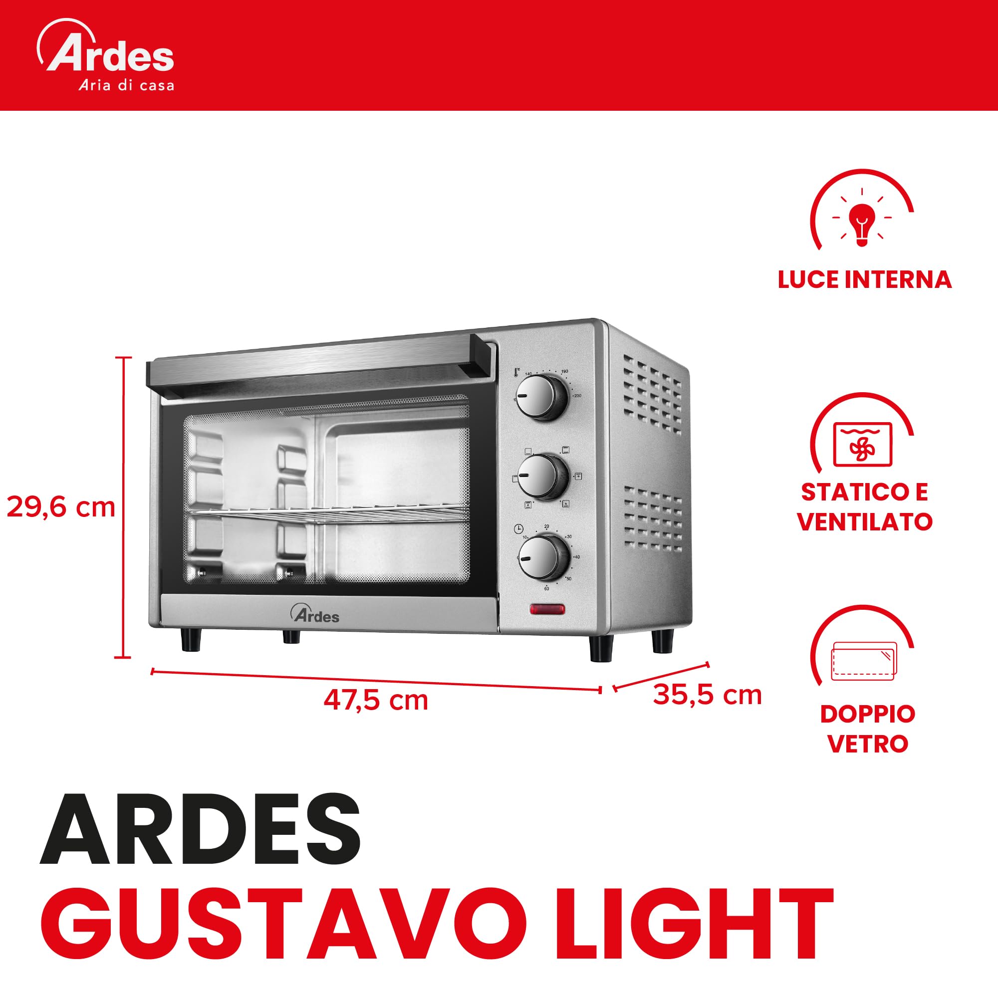 Ardes ovens & fornuizen Elektrisch Magnetronfunctie