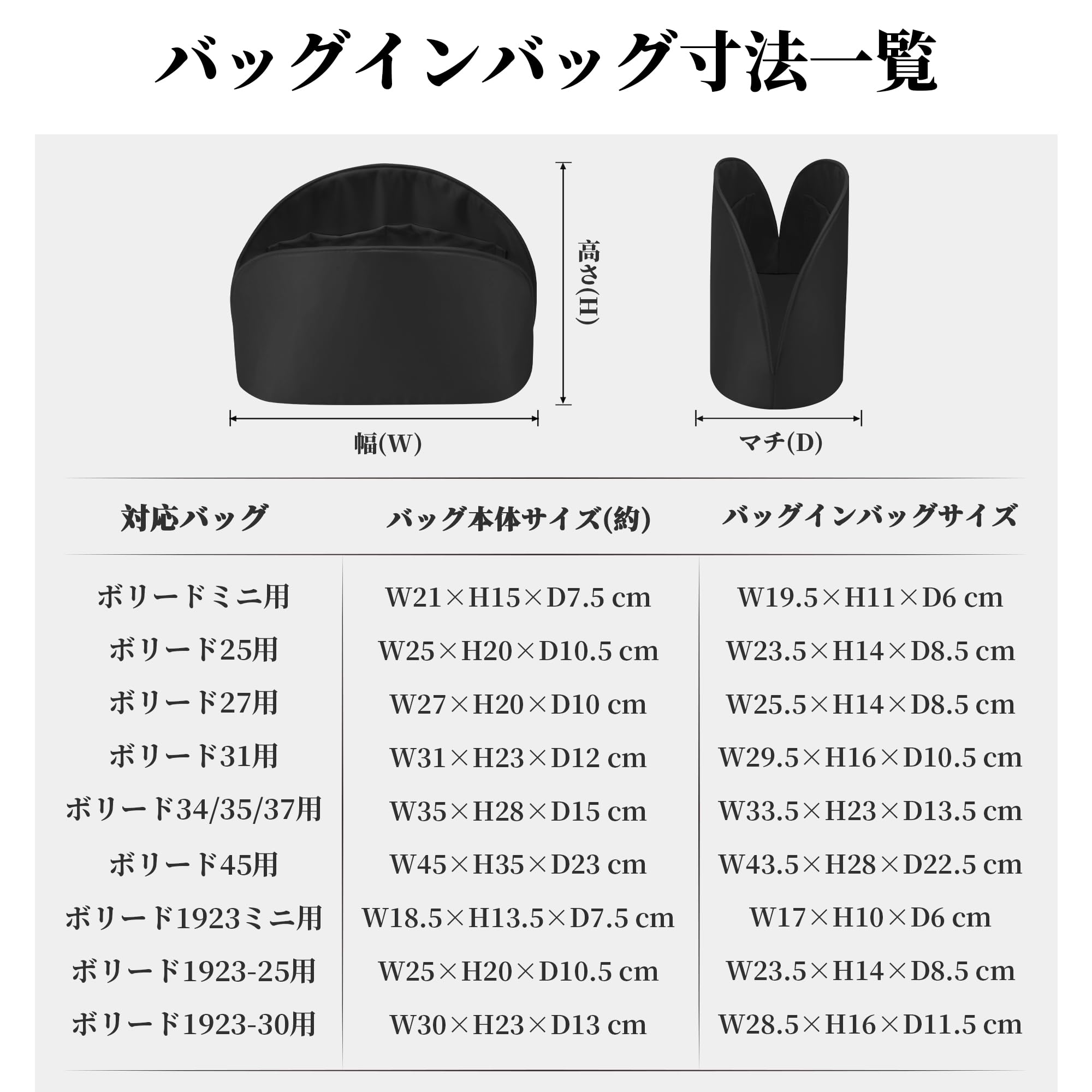 Junoページボリード1923 25サイズバッグインバッグ Amazon.co.jp: KINGS IN BAG バッグインバッグ 高級 サテン生地