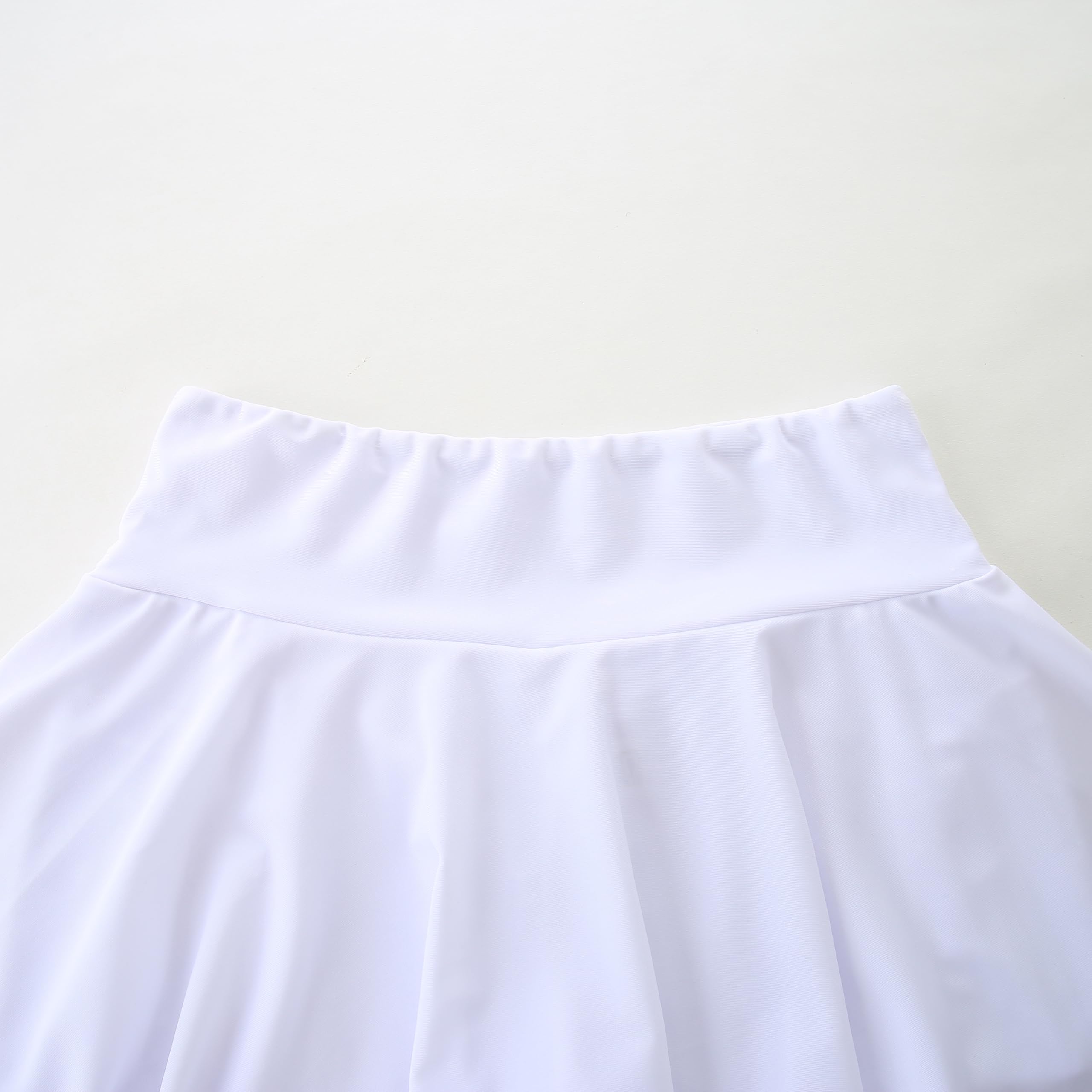 Falda Plisada Corta para Niña Tenis Cintura Alta con Shorts Interior y 2 Bolsillos