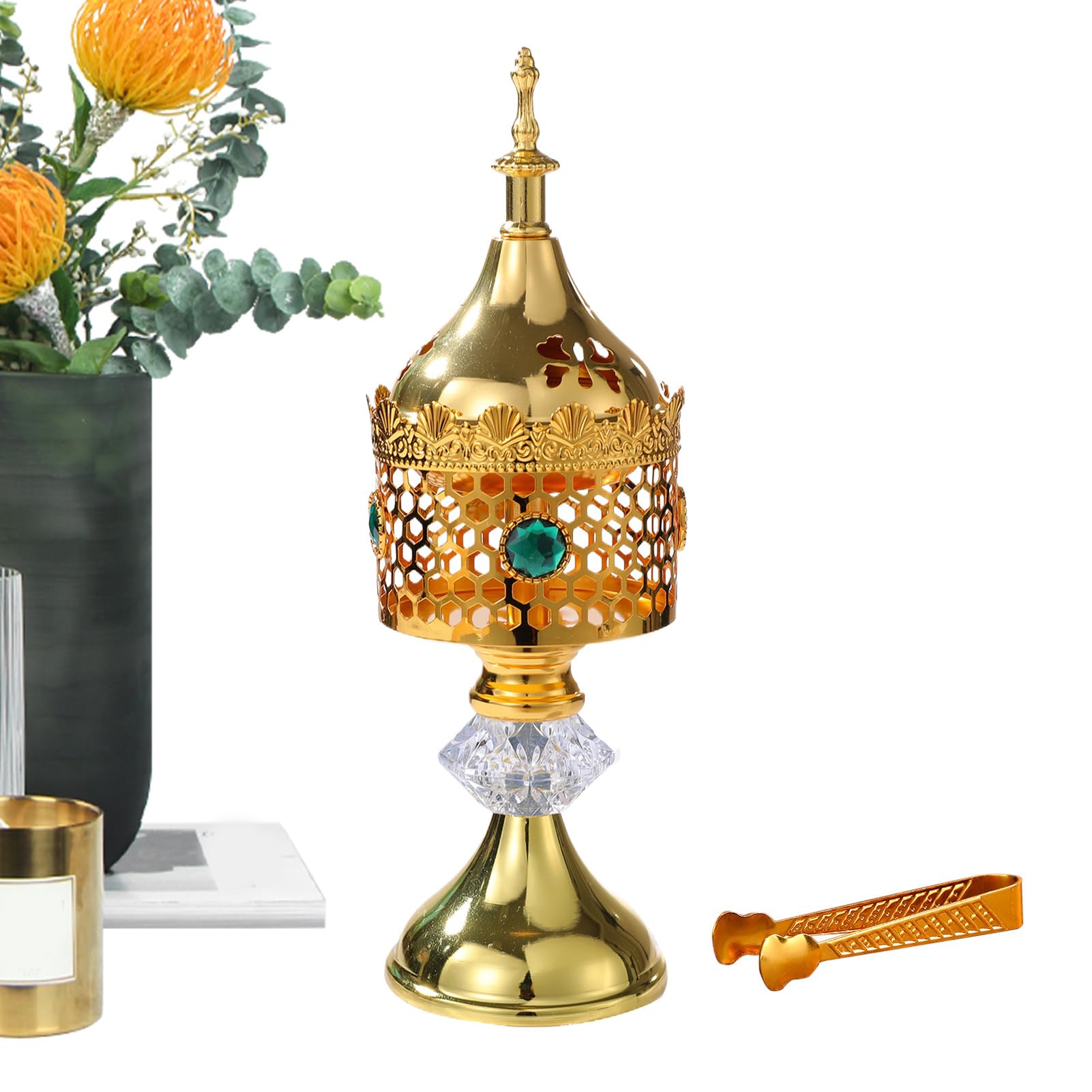 Encensoir arabe décoratif idéal pour salle de méditation et studio