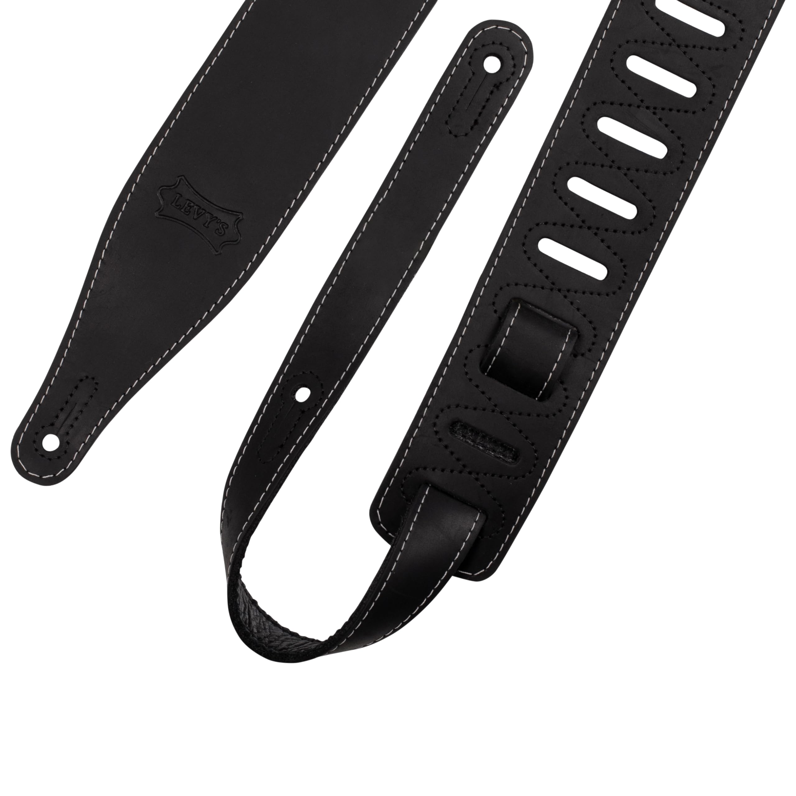 Levy's Leathers - Correa para guitarra (6,35 cm de ancho, piel de mantequilla)