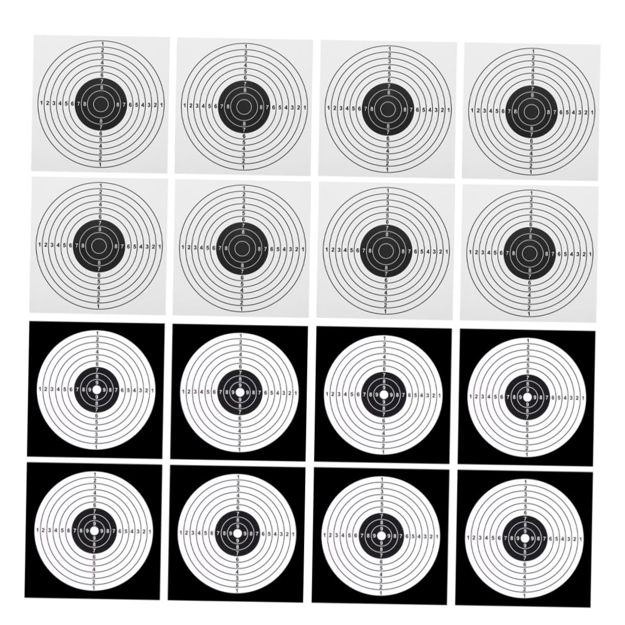 LIOOBO Targets for Backyard 200pcs Paper Target Sheets Archery Practices Compound Bow Archery Accessories