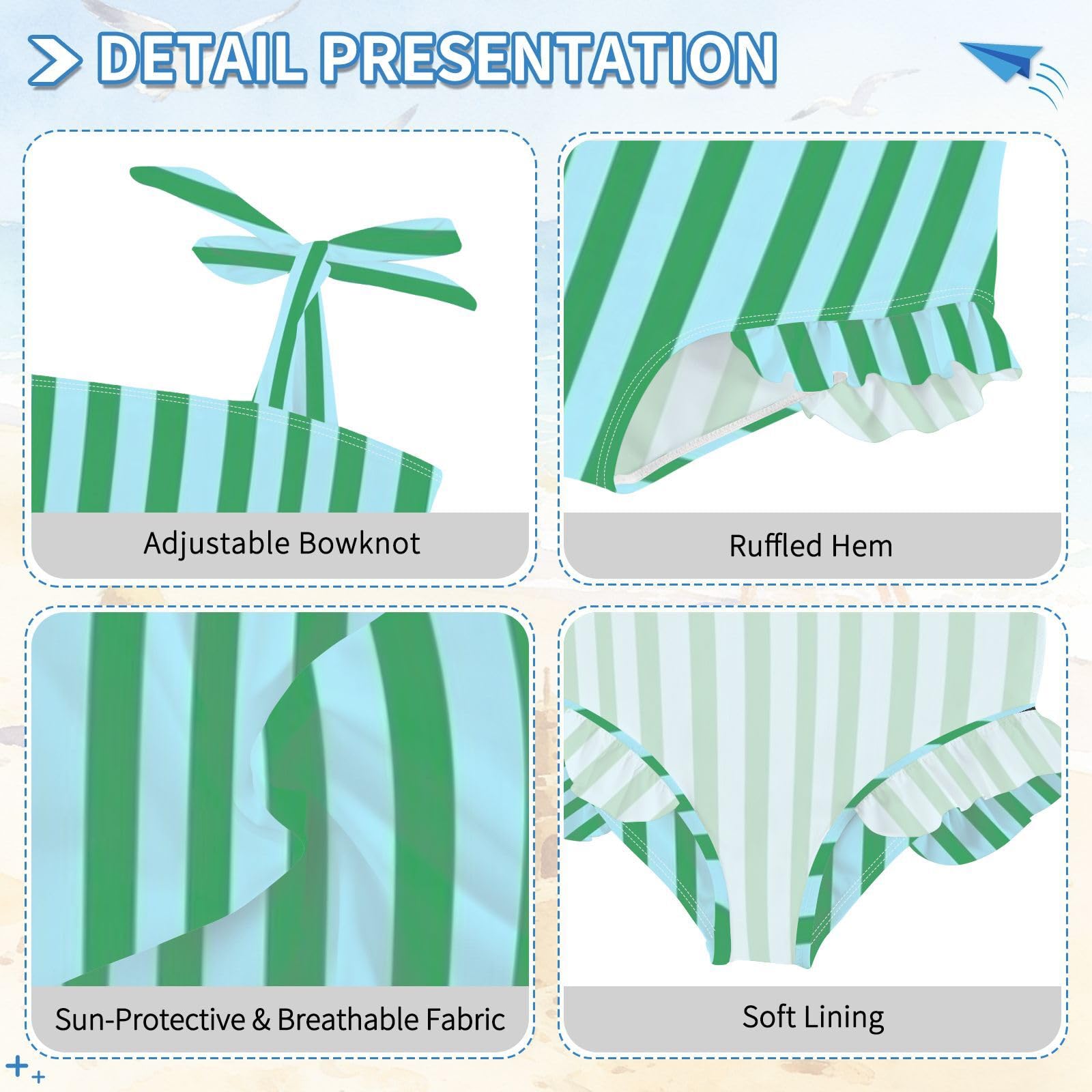 FRODOTGV Costume intero ad asciugatura rapida, per piscina, spiaggia, surf, per bambini