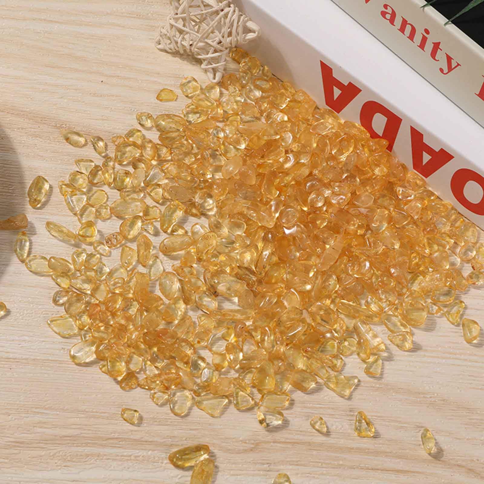 Cytrynowe kryształki o wadze 2(3~5mm/2.2lb)